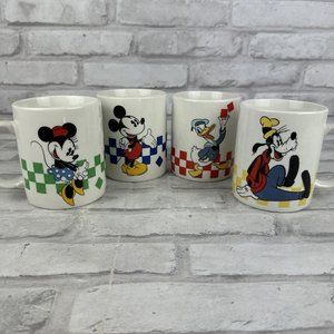 Gabbay Disney Mug Set of 4 Mickey Mouse Minnie Mouse Donald Duck Daisy Duck